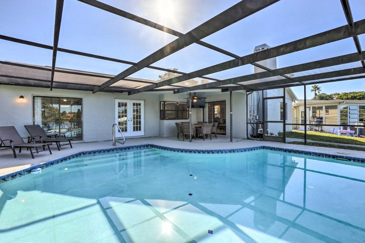 Waterfront Port Richey House With Heated Pool! Exterior foto